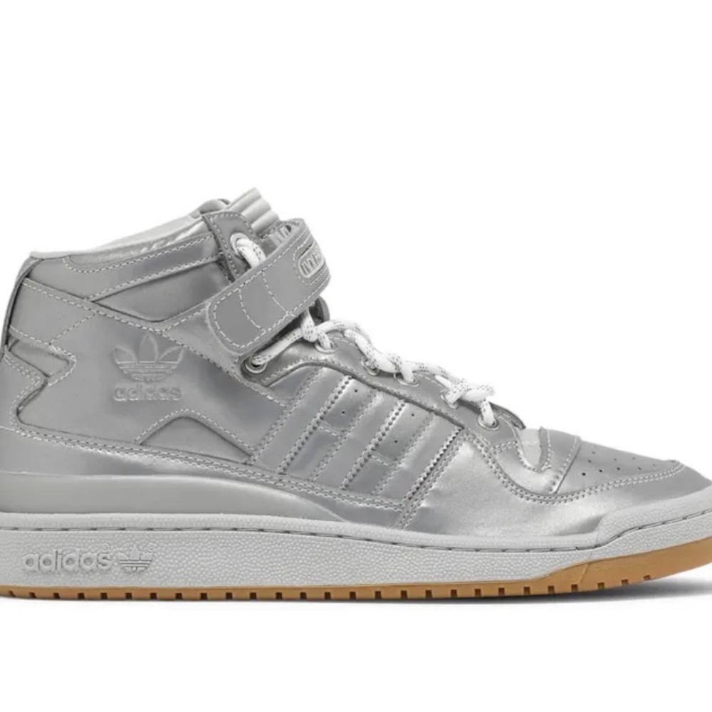 Size 10 - adidas Ivy Park x Forum Mid Icy Park - Silver Metallic